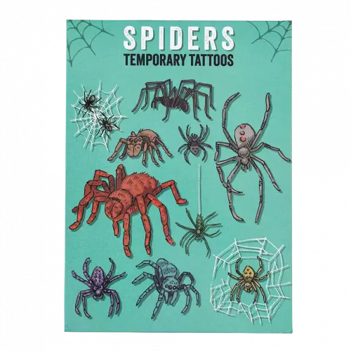 Nicht-permanente Tattoos - Spider