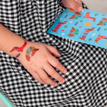 Nicht-permanente Tattoos - Dackel