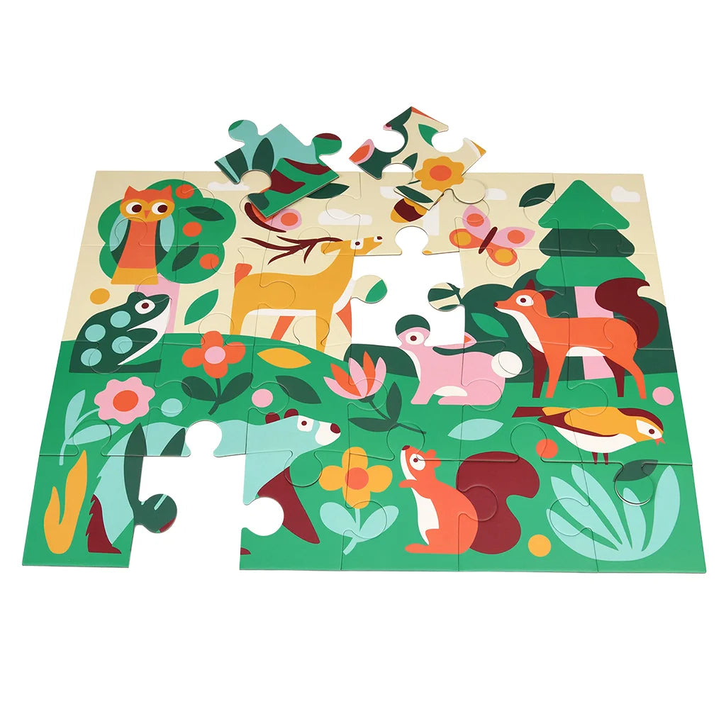 Fußboden-Puzzle (24 Teile) - Woodland