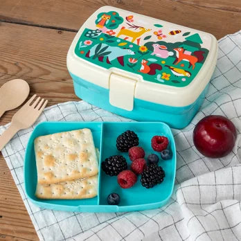 Lunchbox mit Fach - Woodland