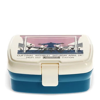 Lunchbox mit Fach - Fussball