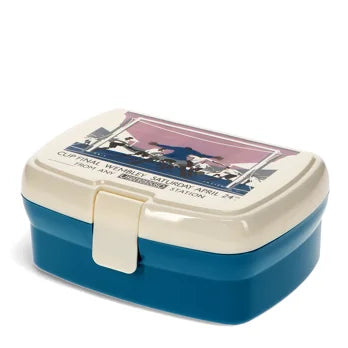 Lunchbox mit Fach - Fussball