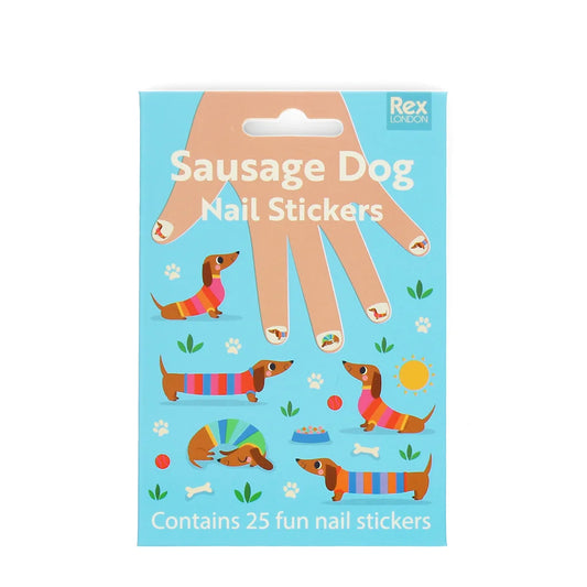 Nagel-Sticker (Set mit 25 Stück) Dackel
