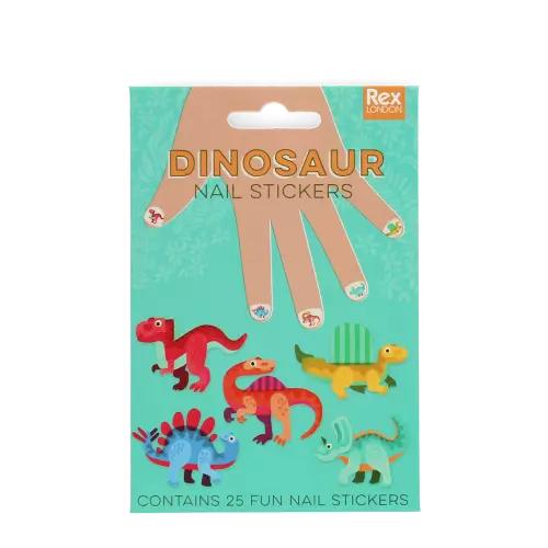 Nagel-Sticker  (Set mit 25 Stück) Baby Dino