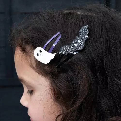 Glitter - Spooky - Hairclips (4er Set)