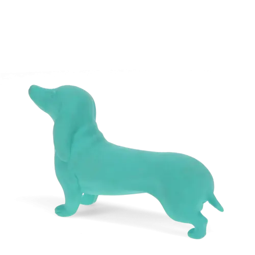 Riesen-Radiergummi Dackel - Blau