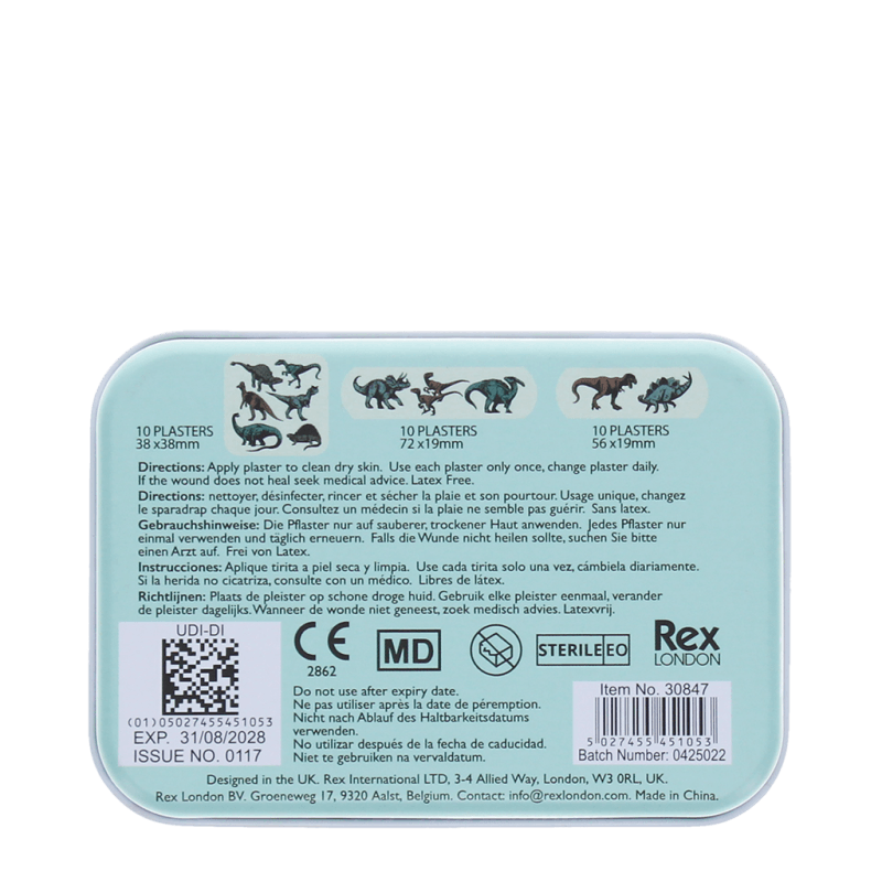 Pflasterdose Dinos