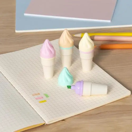 Mini-Highlighter (4-er Set) - Eiscreme