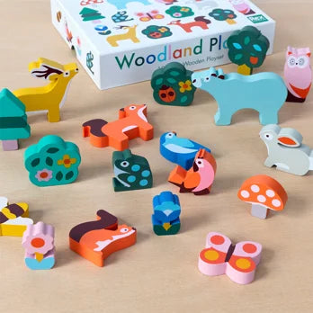 Spiel-Set mit Holztieren - Woodland