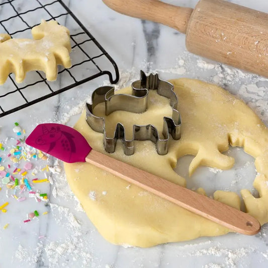 Plätzchen-Ausstechform und Teigschaber - Einhorn