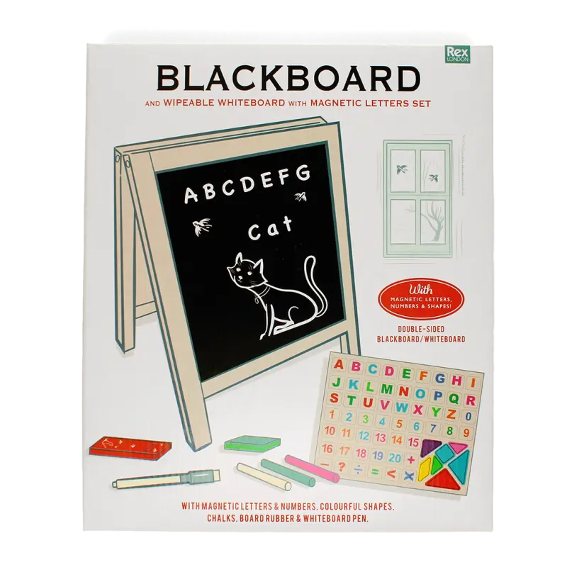 Tischschreibtafel- und Whiteboard-Staffelei-Set