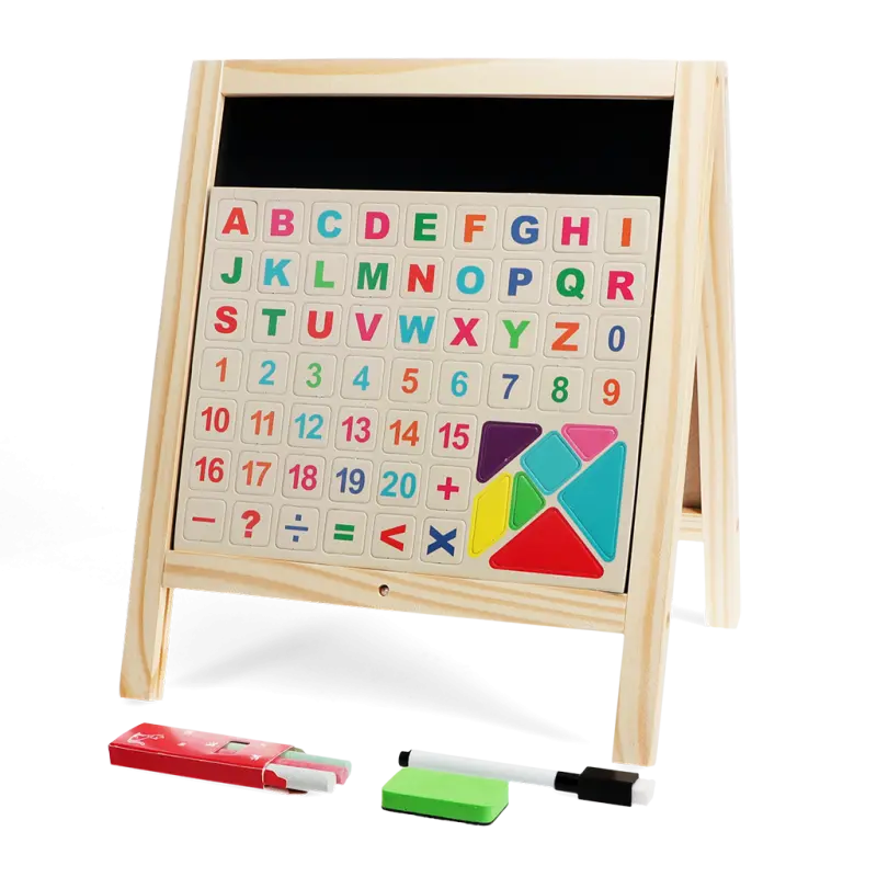 Tischschreibtafel- und Whiteboard-Staffelei-Set