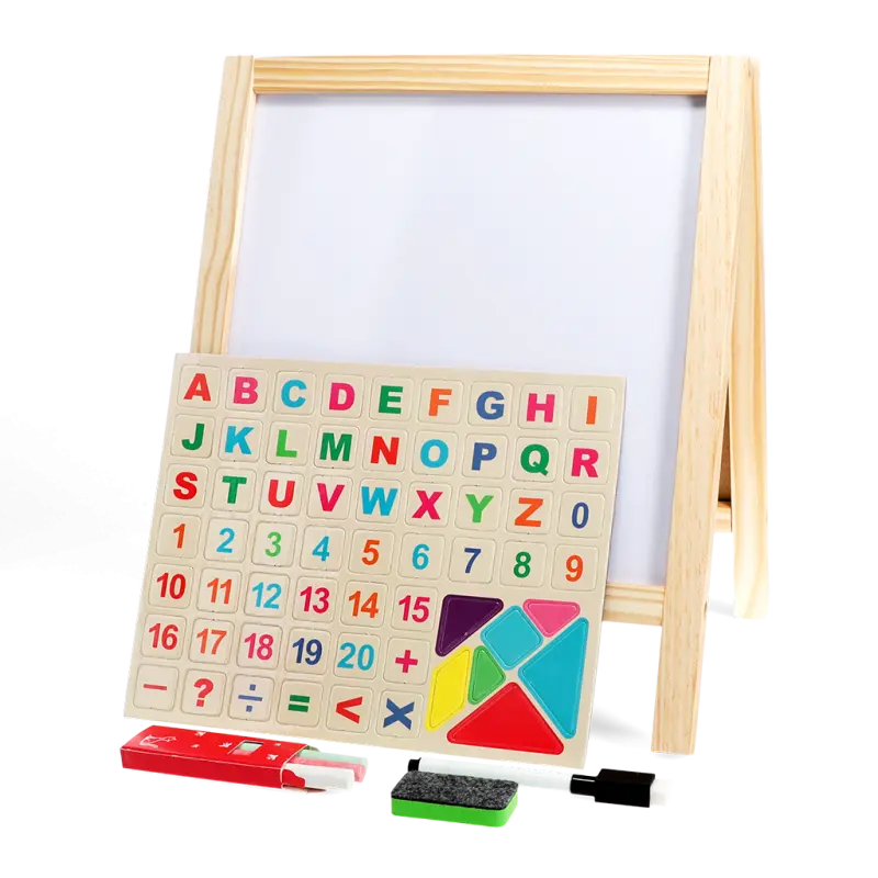 Tischschreibtafel- und Whiteboard-Staffelei-Set