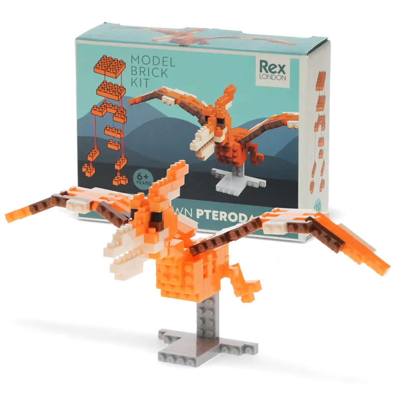 Konstruktions-Set Dinosaurier aus Bausteinen - Pterodaktylus