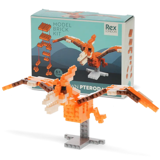 Konstruktions-Set Dinosaurier aus Bausteinen - Pterodaktylus