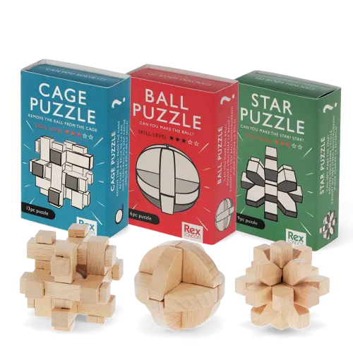 Mini-Geschicklichkeitsspiele aus Holz