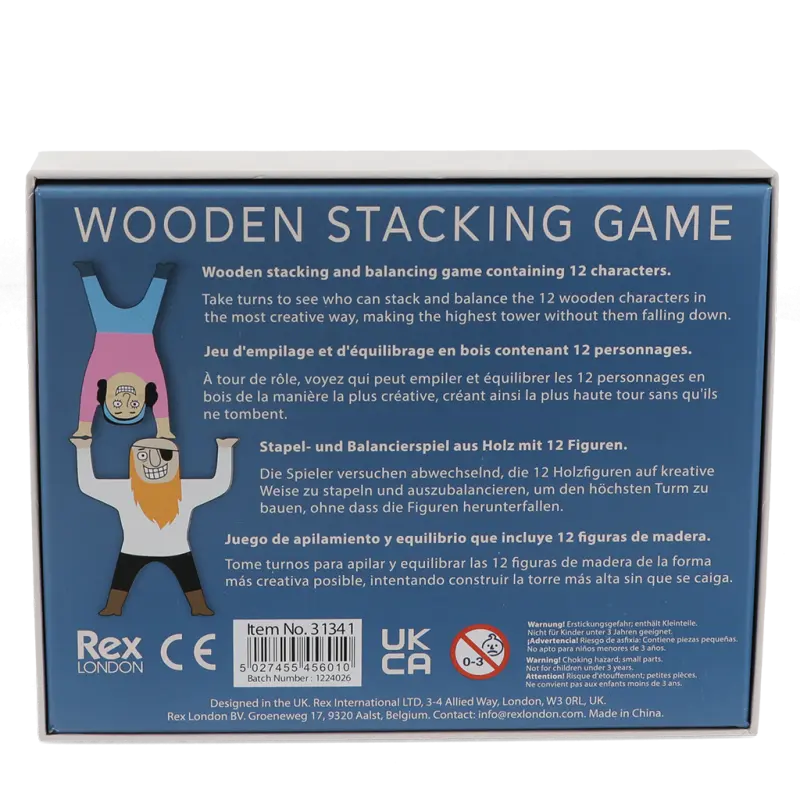 Stapelspiel mit Holzfiguren