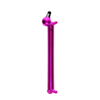 Kugelschreiber in Dackelform mit Touchscreen-Stift in blau oder pink