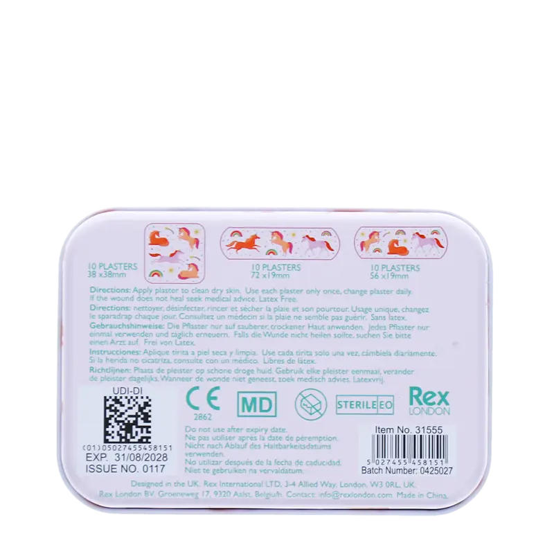 Pflasterdose Einhorn