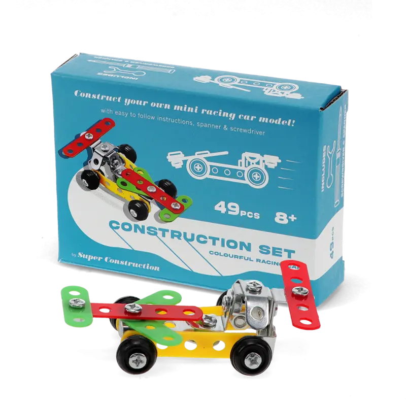 Mini-Bausatz buntes Rennauto