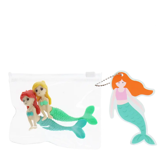 Radiergummis (2-er Set) - Meerjungfrauen