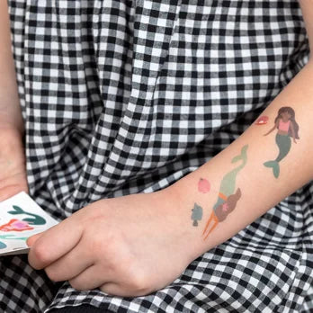 Nicht-permanente Tattoos - Meerjungfrau