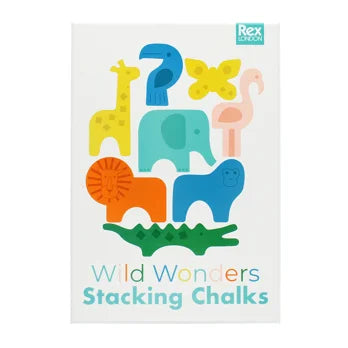Stapelbare Malkreide in Tierformen - Wild Wonders