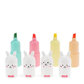 Mini-Textmarker (4-er Set) - Bunny