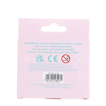 Mini-Textmarker (4-er Set) - Bunny