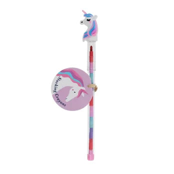Aufeinandersteckbarer Buntstift – Einhorn