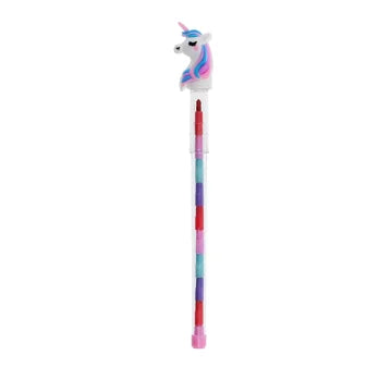 Aufeinandersteckbarer Buntstift – Einhorn