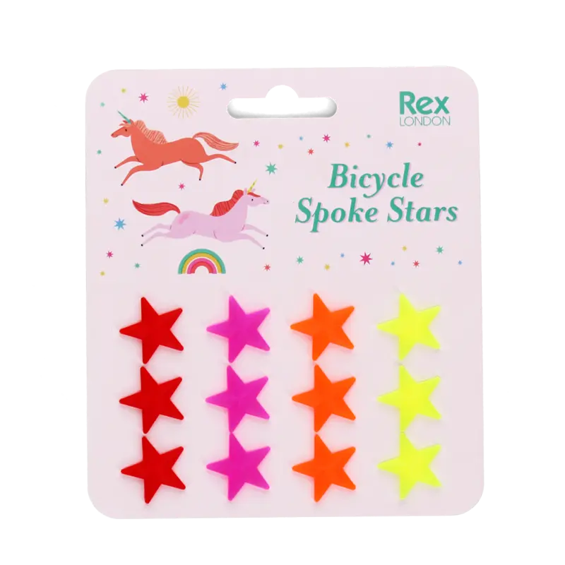 Fahrradspeichen-Sterne - Einhorn