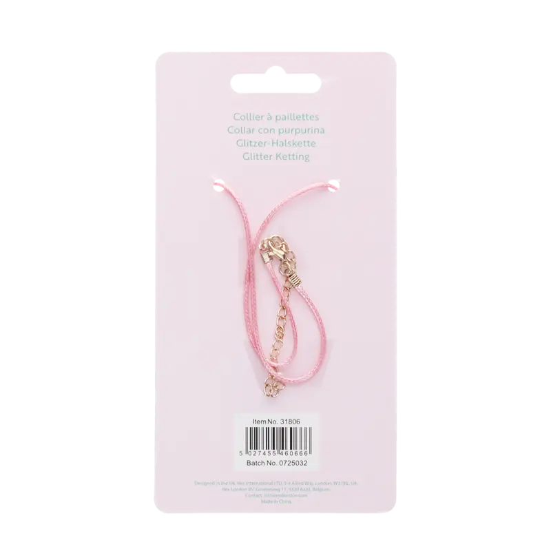 Glitzer-Halskette - Einhorn