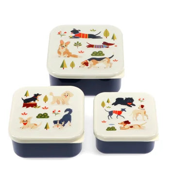Set 3 Snackdosen "Dog Park"