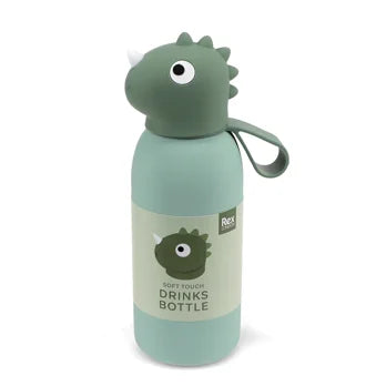 Trinkflasche für Kinder in Tierkopfform, 350 ml  - Dino
