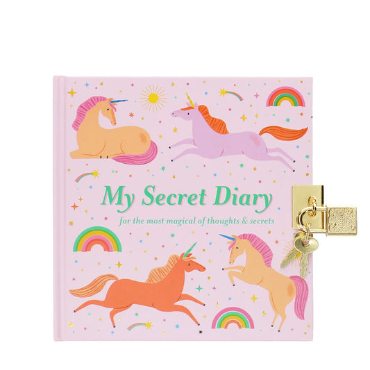 Geheimes Tagebuch mit Schloss – Unicorn