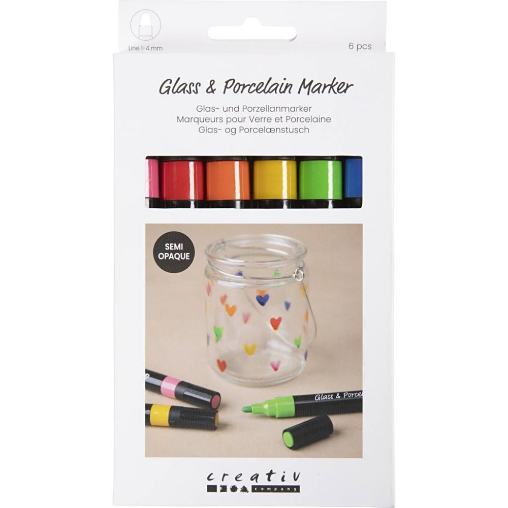 Glas- und Porzellanmalstifte