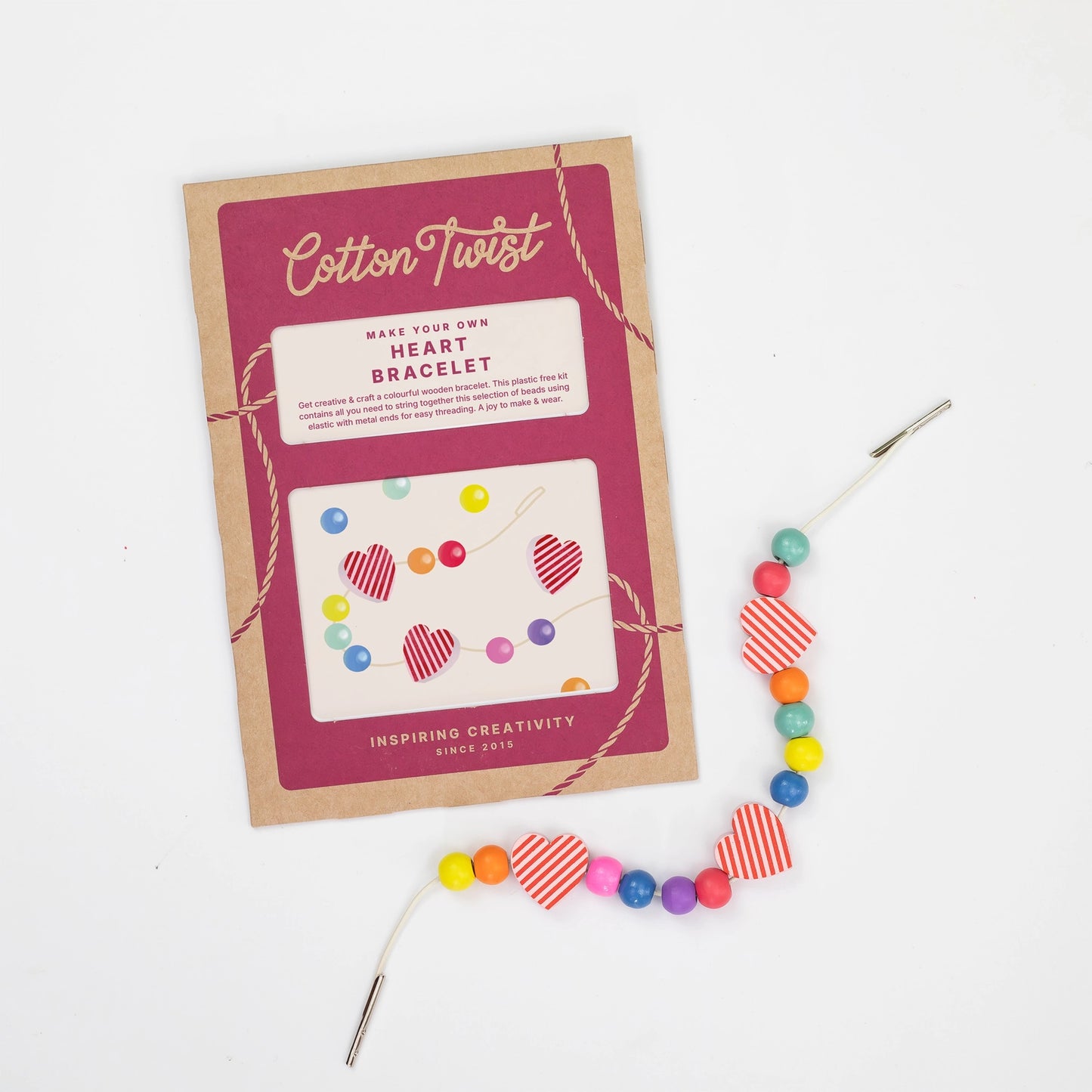 Stellen dein eigenes Herz-Armband her (in der Tüte)