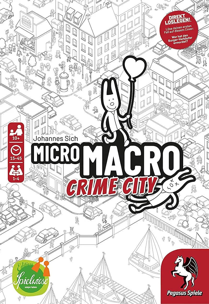 MicroMacro Crime City - eine BUNTE HAND Empfehlung