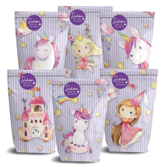 12 Geburtstagstüten Einhorn (12 Tüten)
