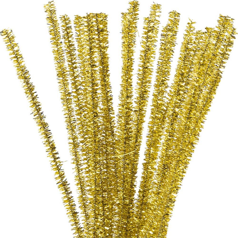 Pfeifenreiniger in gold oder silber
