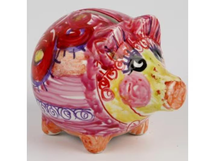 Sparschwein zum Bemalen