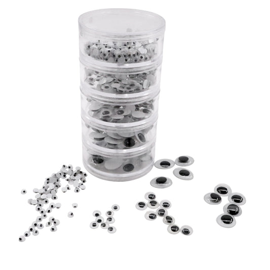 Augen in Stapeldosen 500er Set schwarz_weiss