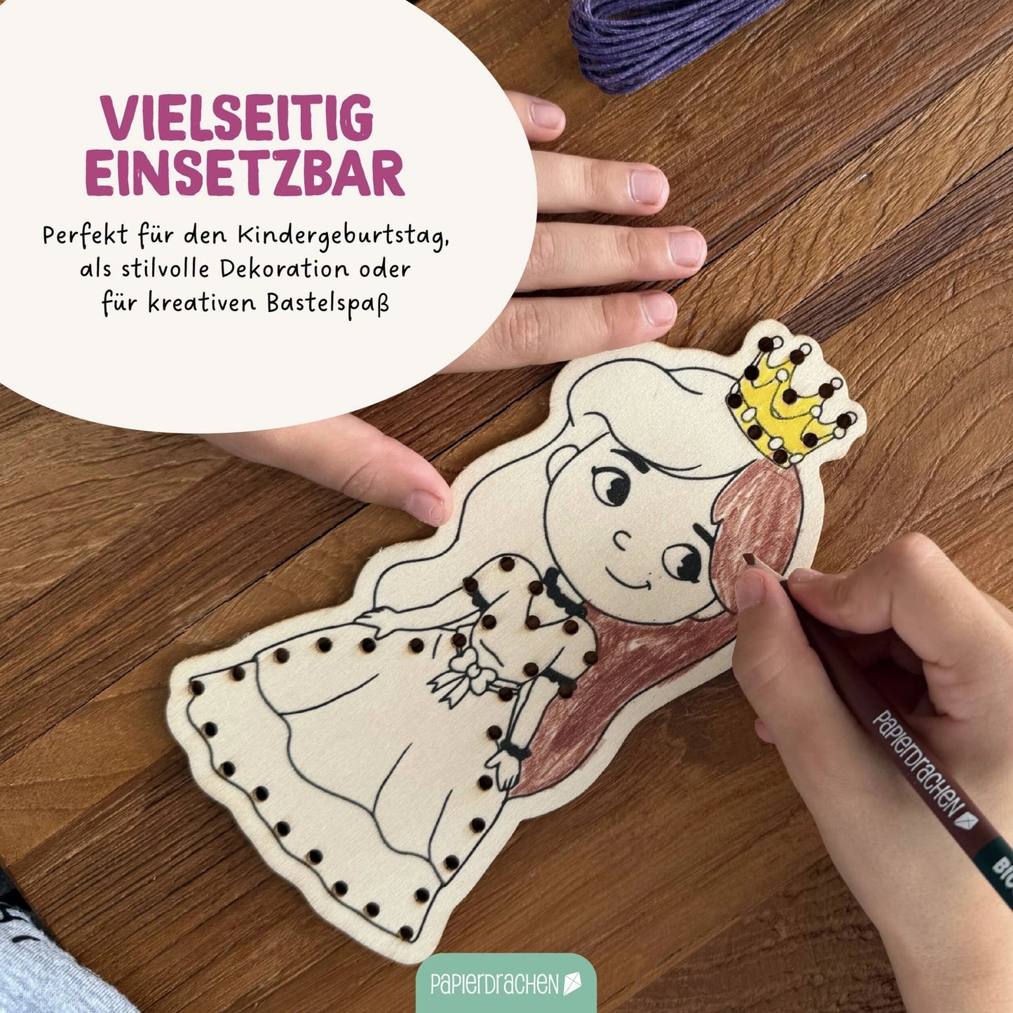 Fädelset aus Holz Märchen & Traum