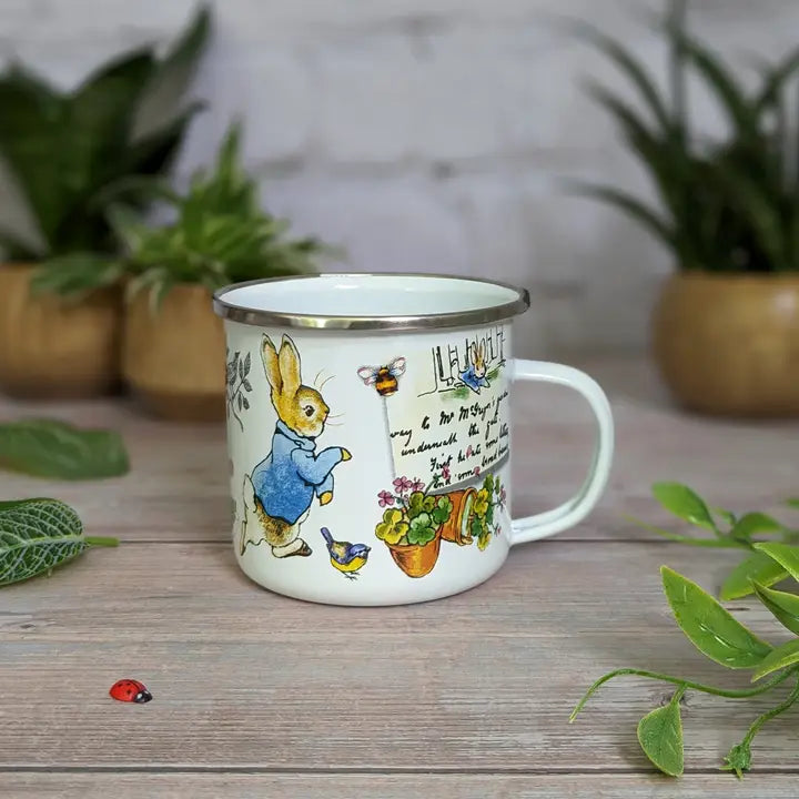 Peter Rabbit Emaille-Tasse