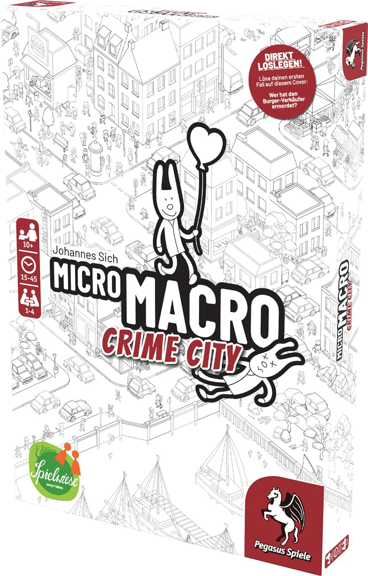 MicroMacro Crime City - eine BUNTE HAND Empfehlung