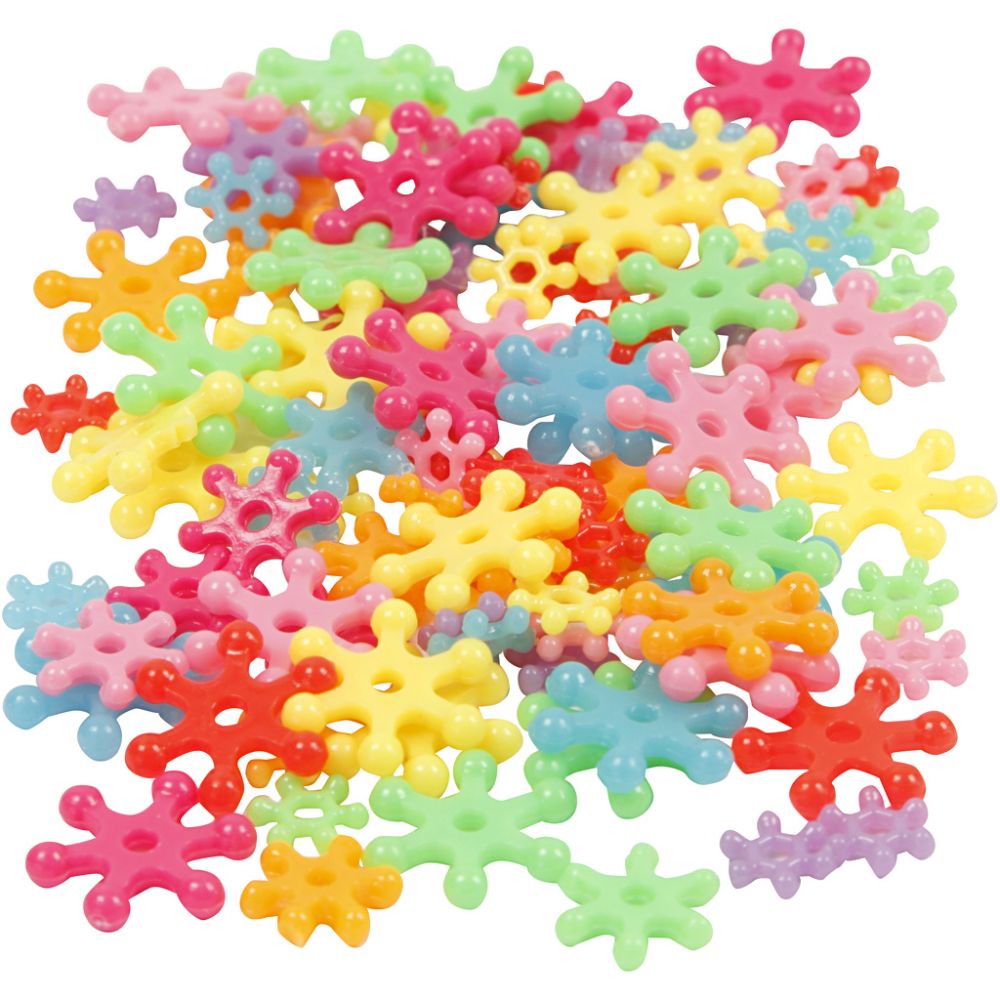 Kunststoffperlen-Mix Figuren