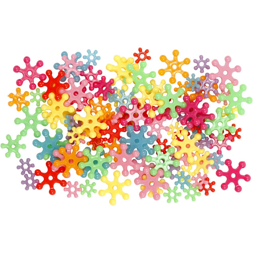 Kunststoffperlen-Mix Figuren