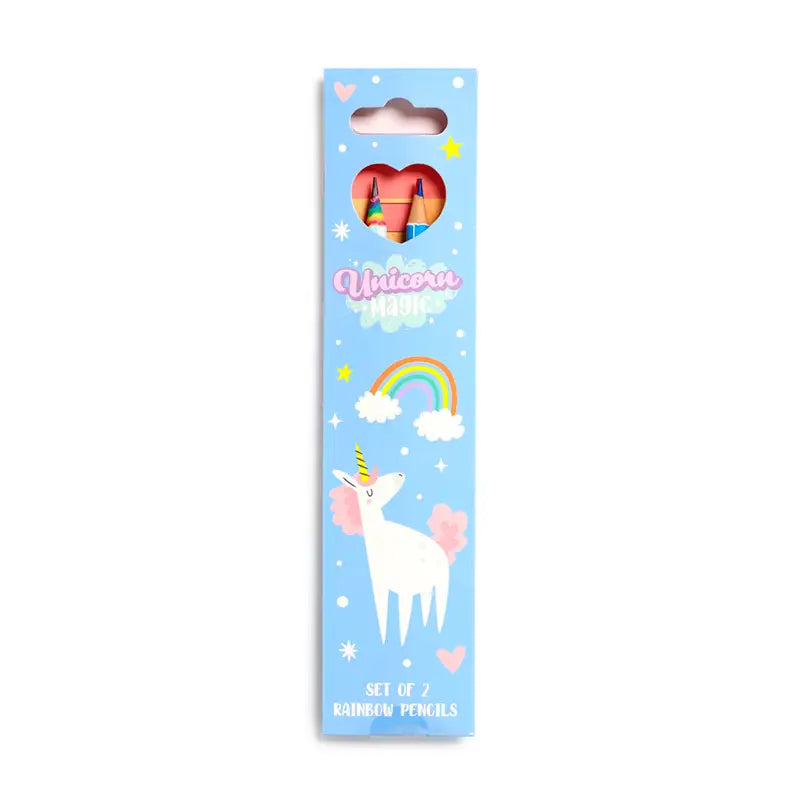 Einhorn-Magie-Set mit 2 Regenbogenstiften