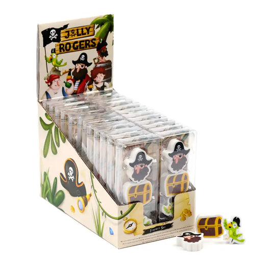 Piraten Radiergummis 3er Set